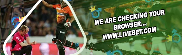 Cricket live odds